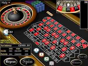 Roulette at Casinomidas.com