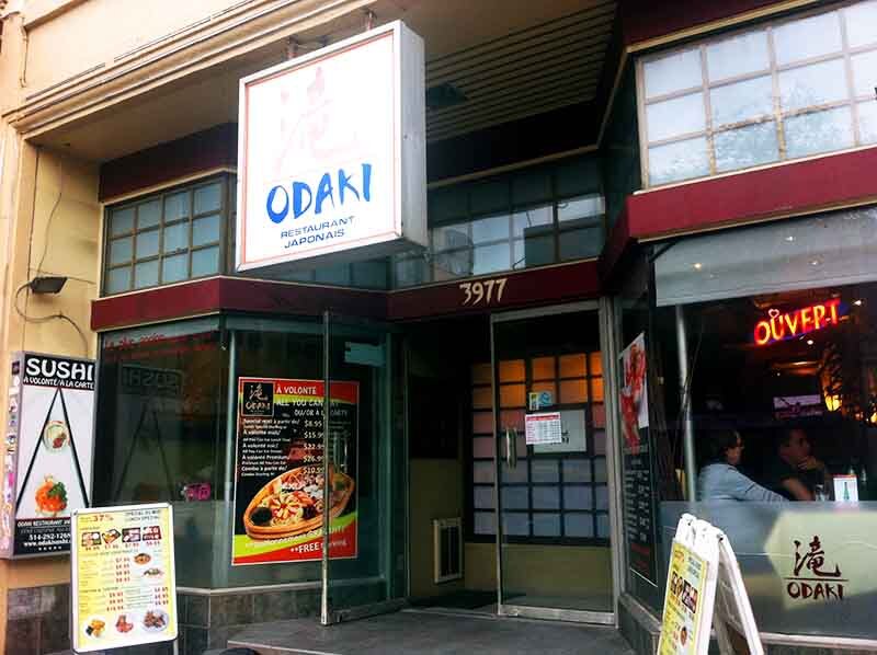 odaki sushi store front