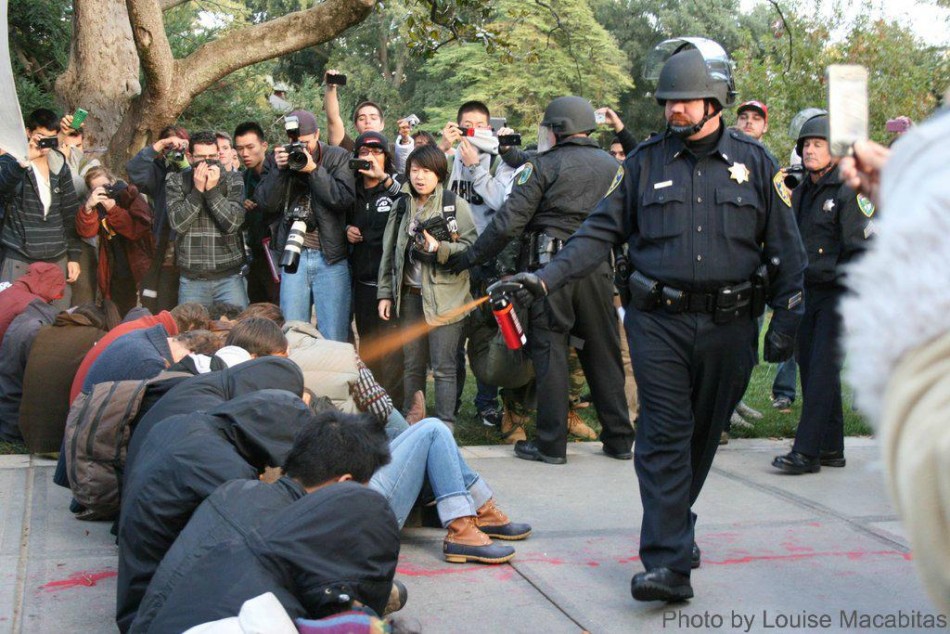 University Davis police john pike students pepper spray (3)