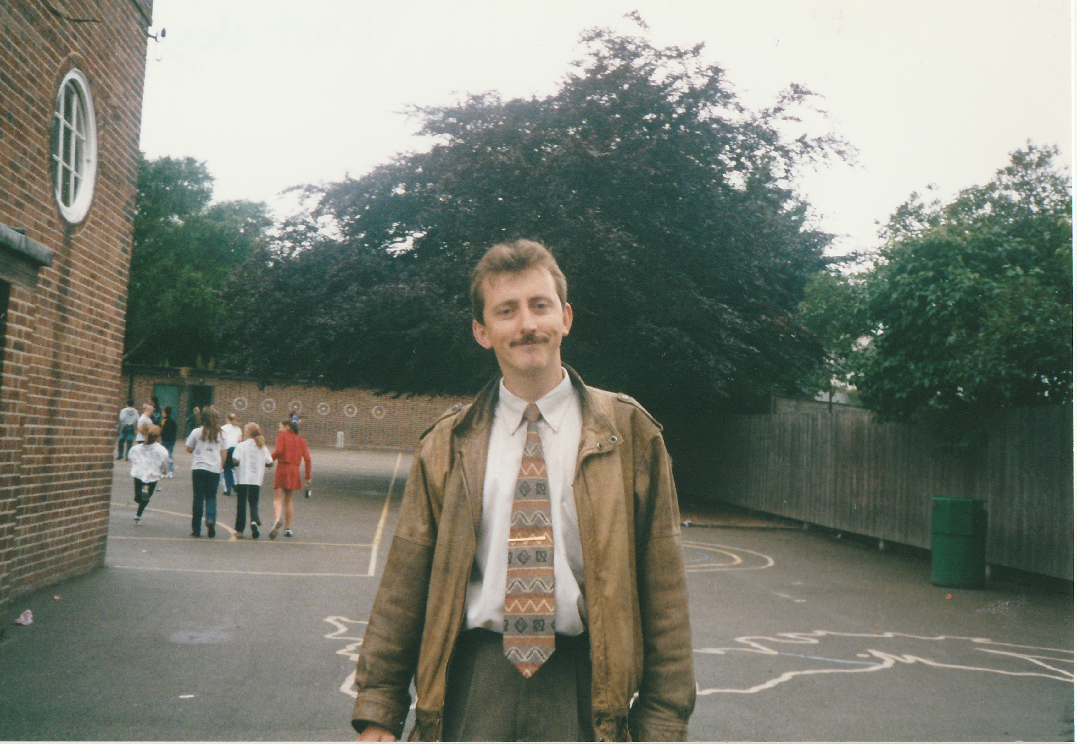 1998 Pauls last day at Birches Green Mr Benton