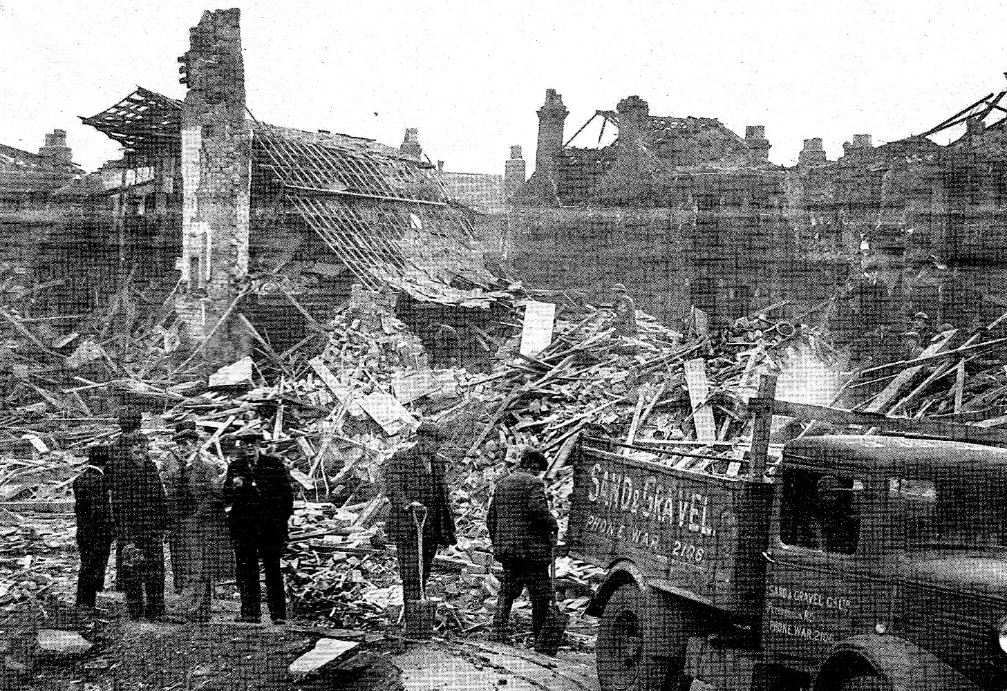 air raid damage at Queens Road Aston on November 21 5