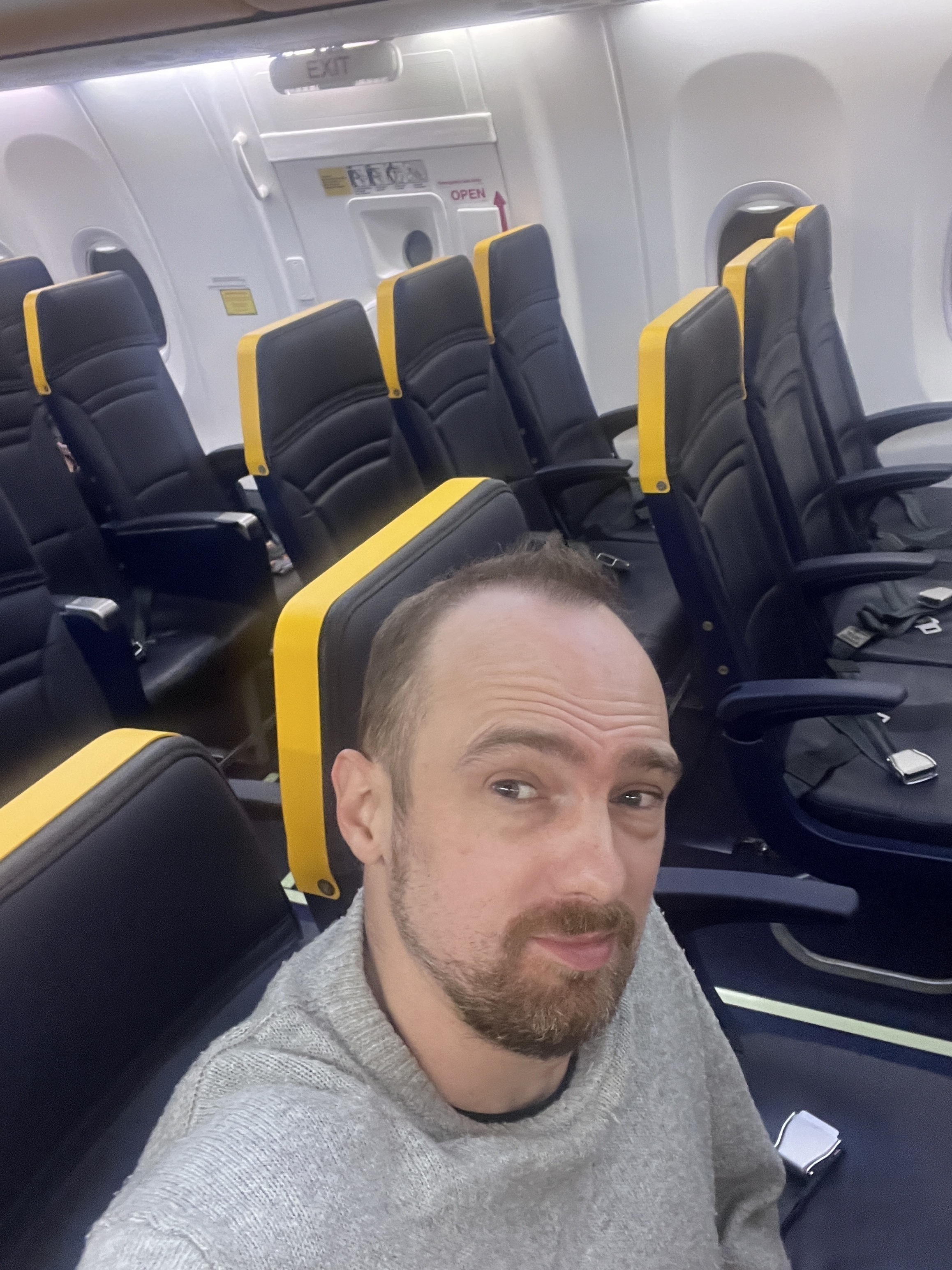 paul on plane